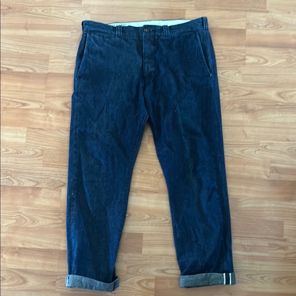 Wallace and Barnes selvedge denim trousers 31
